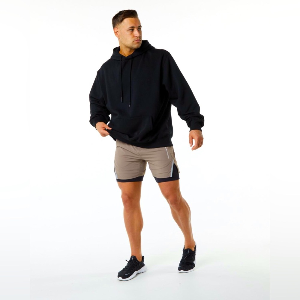 ALPHALETE INFINITY Speed Short 5.5” in Mocha‎ size M